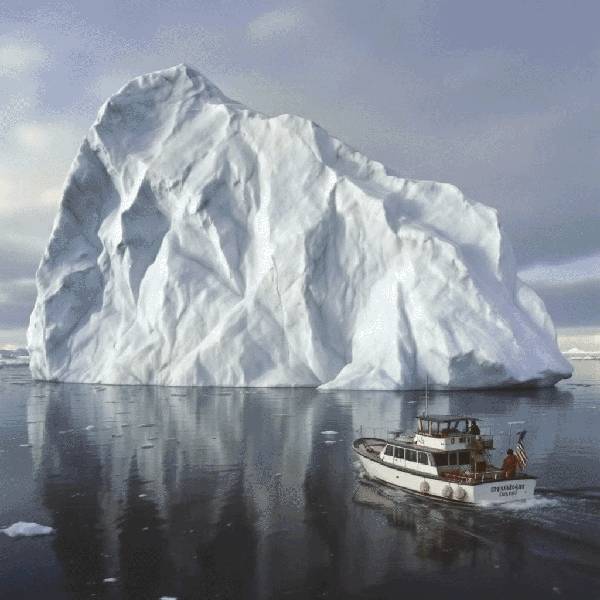 Depiction of the deep web as an iceberg