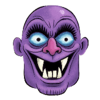 Vintage monster mask