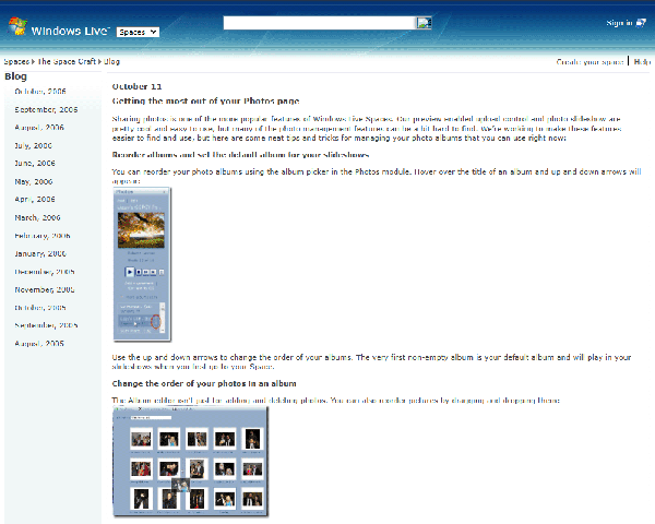 Windows live spaces , è uno dei più grossi lost media.
